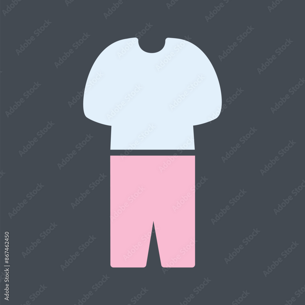 Pyjamas Suit Vector Icon Pyjamas Suit Vector Icon