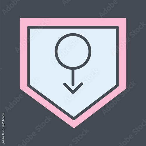College Fraternity Vector Icon