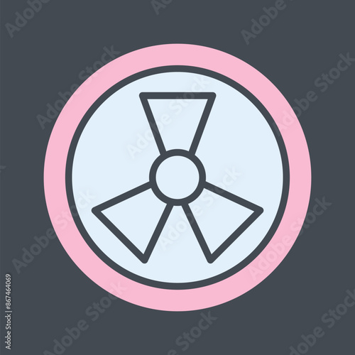 Radiation Vector Icon