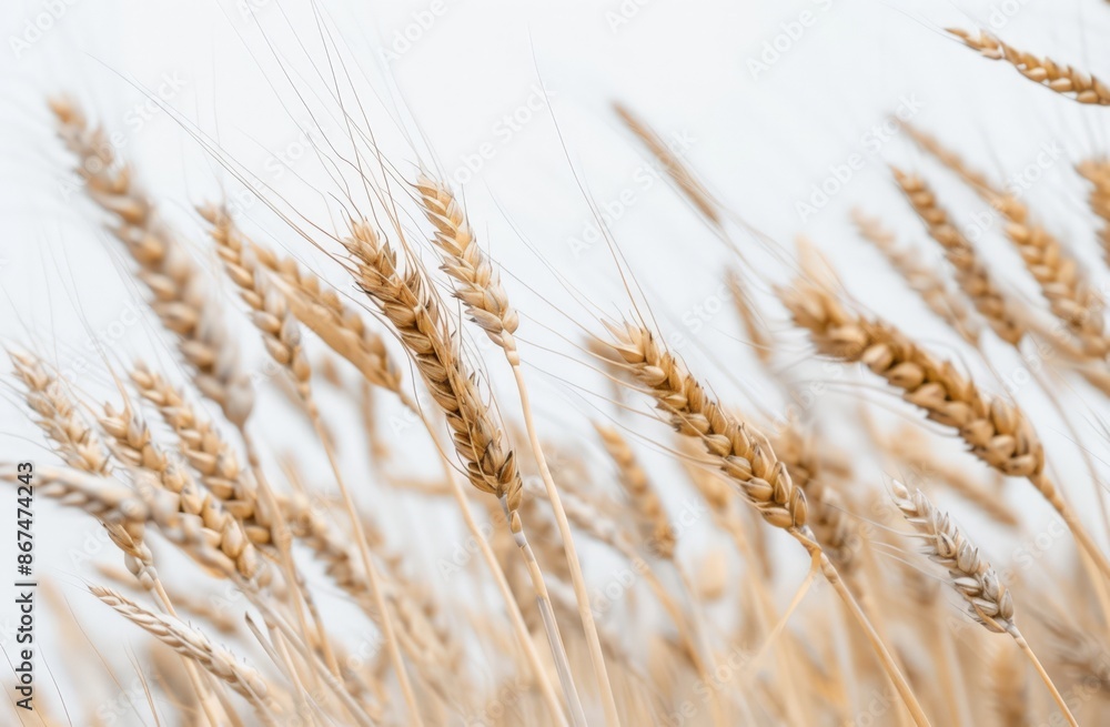 Fototapeta premium Elegant Field of Ripe Wheat Grain