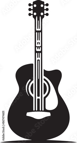 acoustic guitar illustration