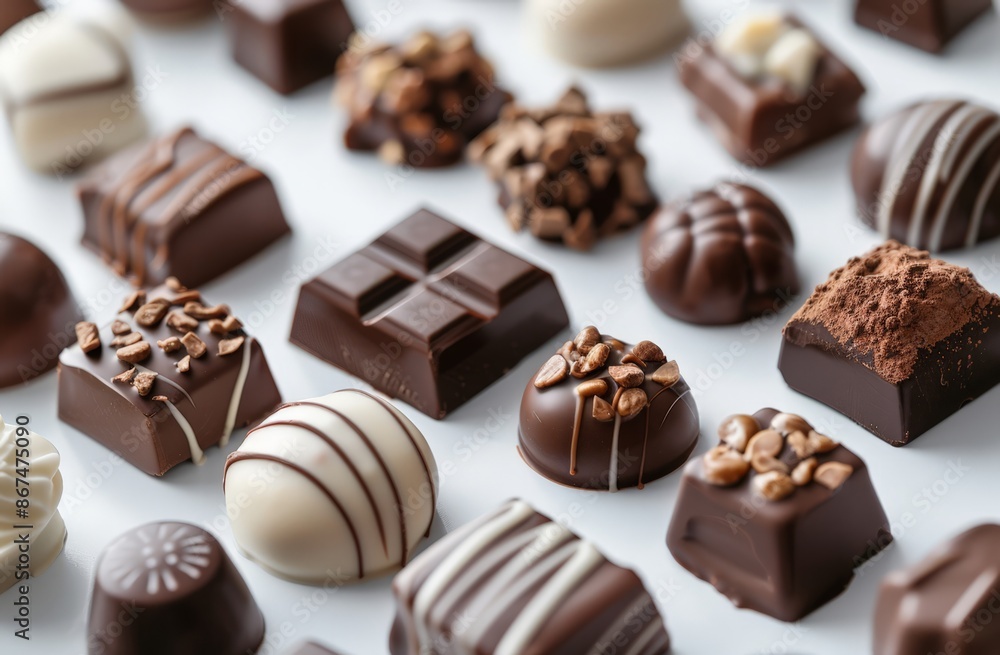 Gourmet Chocolate Assortment: A Collection of Decadent Desserts Gourmet Chocolate Assortment: A Collection of Decadent Desserts