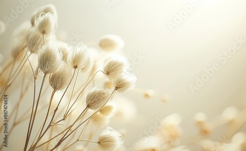 Soft Focus Blurred Flower Field