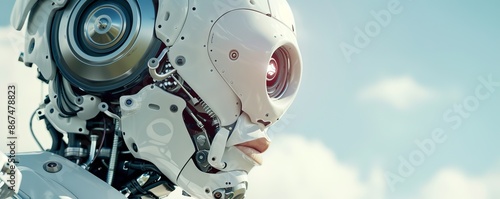 A robotic humanoid, its artificial intelligence indistinguishable from that of a human.