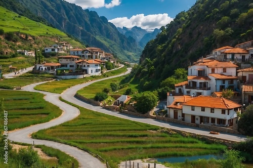village in the mountains