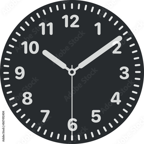 Vector Illustration of screens and web concept. Interface UX, UI GUI screen template for web site banners. iPhone lockscreen clock widget