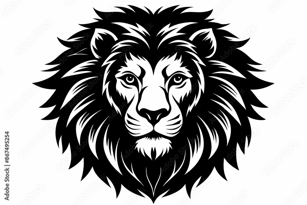 Lion head vector illustration Lion head vector illustration
