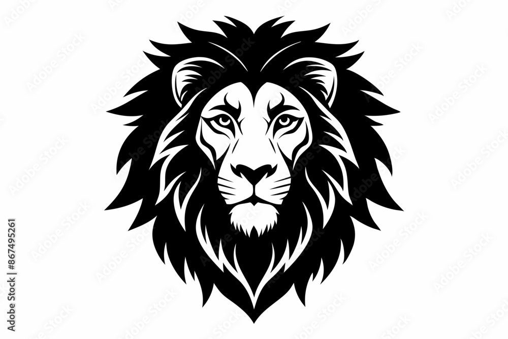 Lion head vector illustration Lion head vector illustration