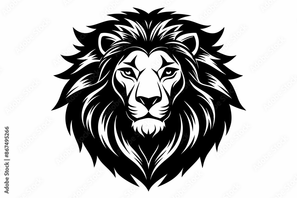 Lion head vector illustration Lion head vector illustration