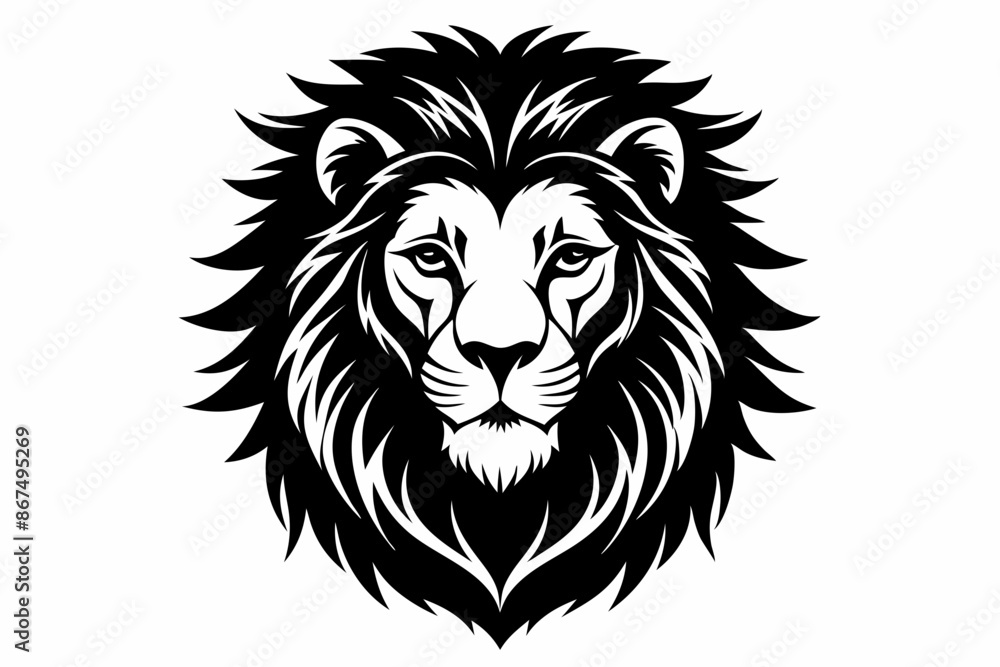 Lion head vector illustration Lion head vector illustration