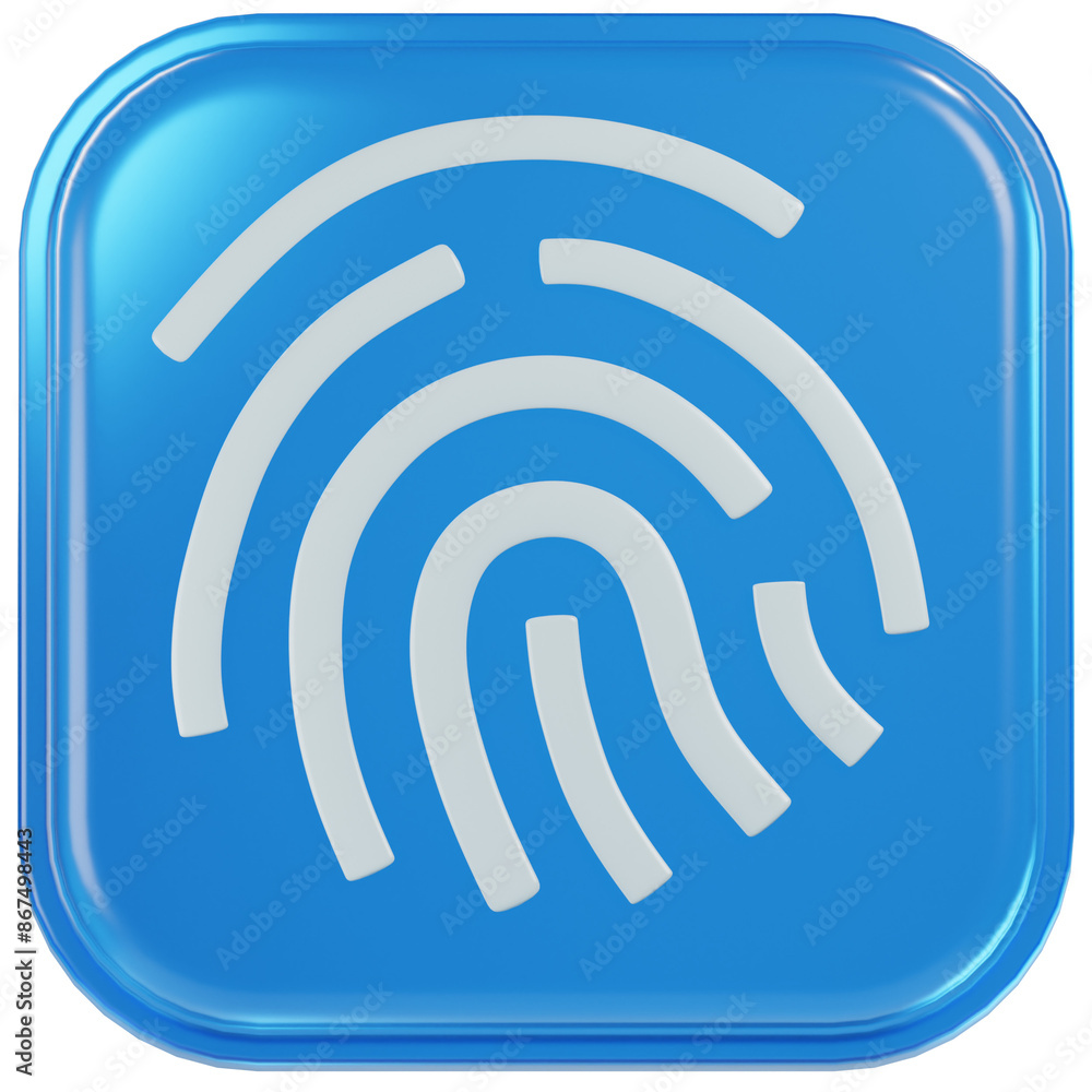fingerprint 3d icon
fingerprint 3d icon