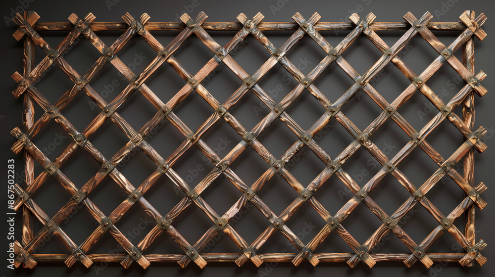 wooden lattice frame, wooden fence wooden lattice frame, wooden fence