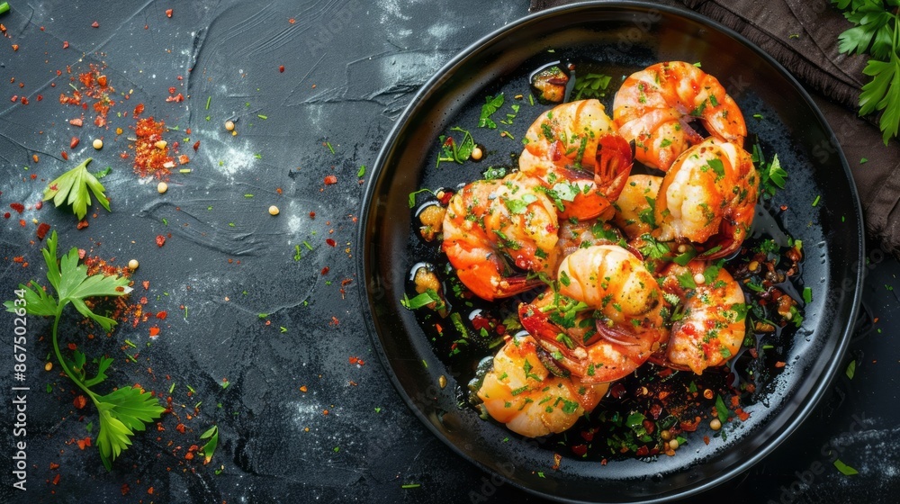 Lobster Gnudi copy space Lobster Gnudi copy space