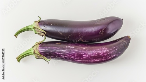 Wallpaper Mural Eggplant or aubergine on a white backdrop Torontodigital.ca