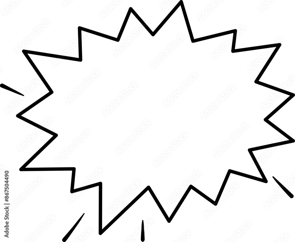 Speech Bubble Note Illustration Speech Bubble Note Illustration