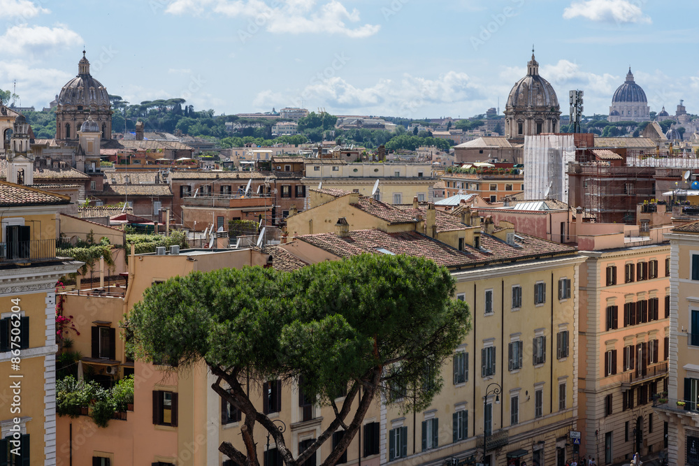 Fototapeta premium Blick vom Monumento Vittorio Emmanuele II 