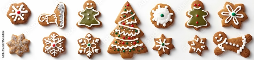 Holiday-Themed Christmas Cookie Decorations Holiday-Themed Christmas Cookie Decorations