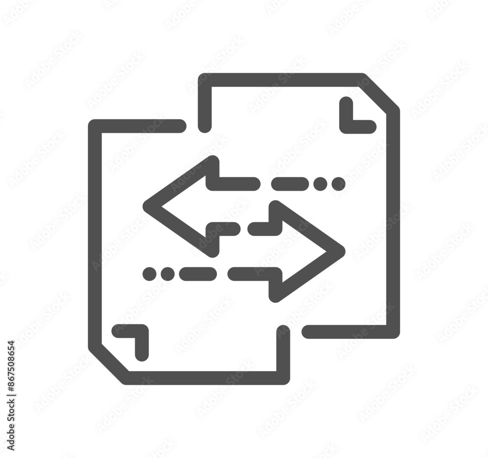 Documents related icon outline and linear vector.
Documents related icon outline and linear vector.