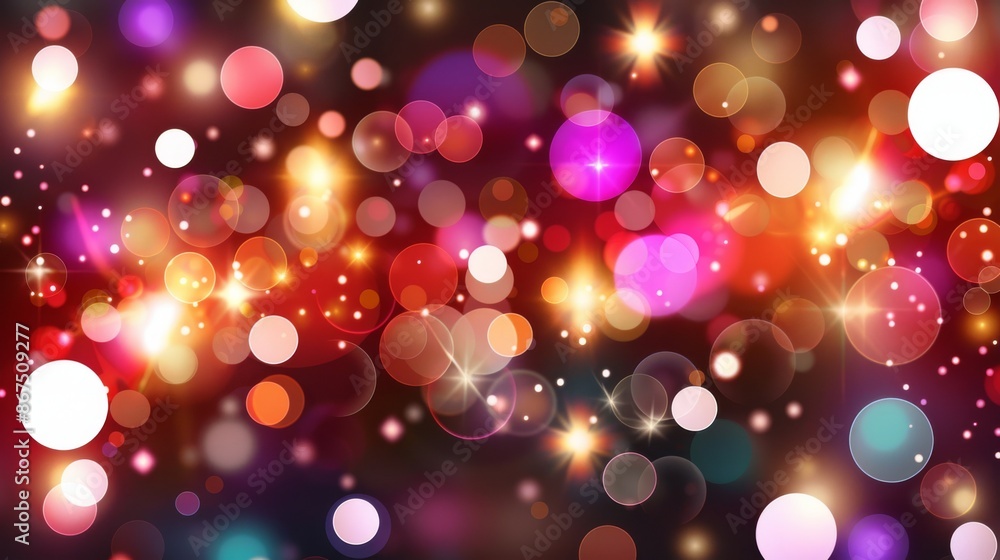 Abstract bokeh background with colorful defocused lights. Abstract background. Abstract bokeh background with colorful defocused lights. Abstract background.