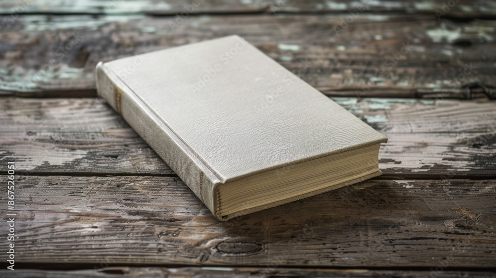 Fototapeta premium Design your own book cover with this blank template. Customize the background and add your own text and images to create a unique cover that perfectly represents your book.