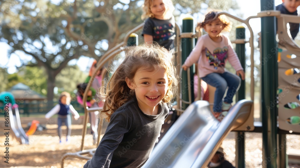 The school playground is a space for fun, friendship, and physical activity. The school playground is a space for fun, friendship, and physical activity.