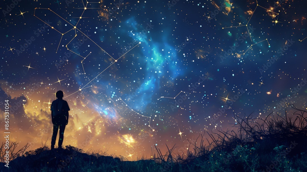 The sky at night, filled with constellations, tells ancient stories and legends that have been passed down through generations. The sky at night, filled with constellations, tells ancient stories and legends that have been passed down through generations.