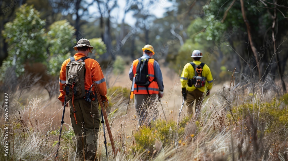 The survey team conducts boundary surveys to establish property lines and resolve disputes. The survey team conducts boundary surveys to establish property lines and resolve disputes.