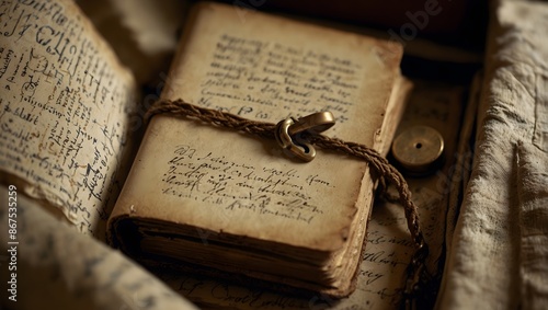 A hidden diary in an old bedroom, revealing secrets that intertwine with their own family history ai_generated