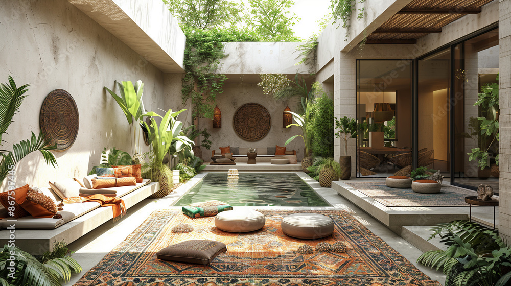 custom made wallpaper toronto digitalinterior of pool in luxury hotel