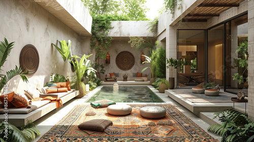 Wallpaper Mural interior of pool in luxury hotel Torontodigital.ca