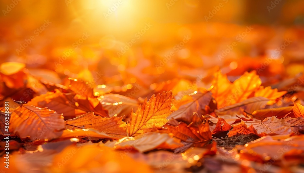 Autumn Leaves Glowing in Sunlight Autumn Leaves Glowing in Sunlight