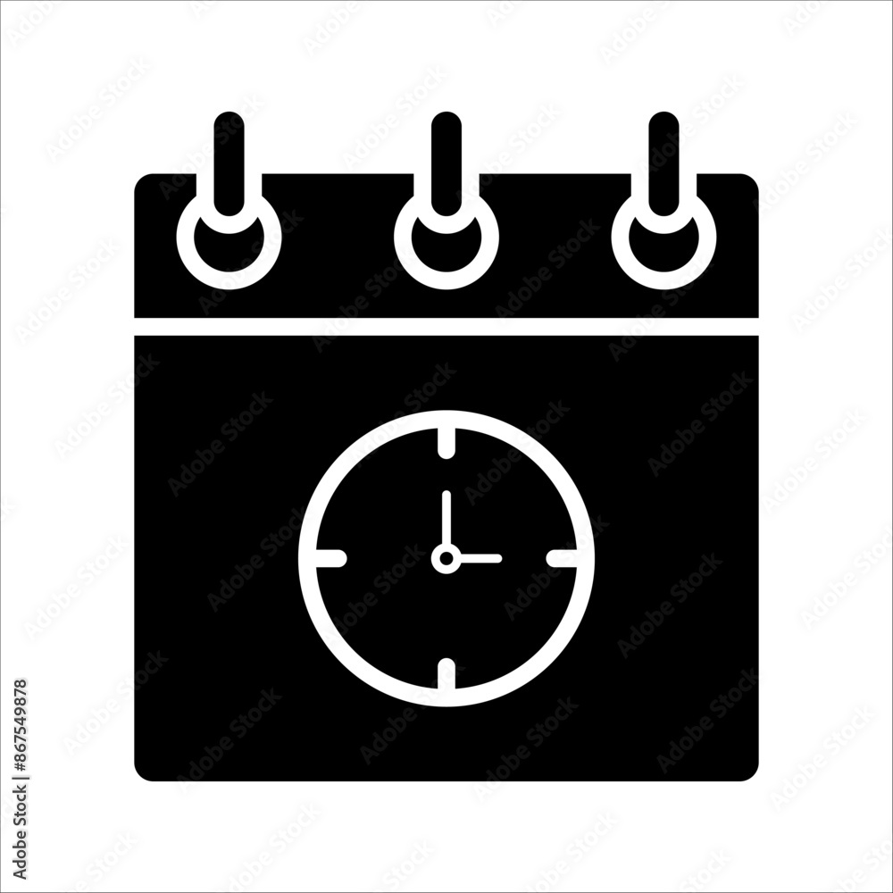 Calendar icon, Calender symbol, calendar vector icon, on white background.