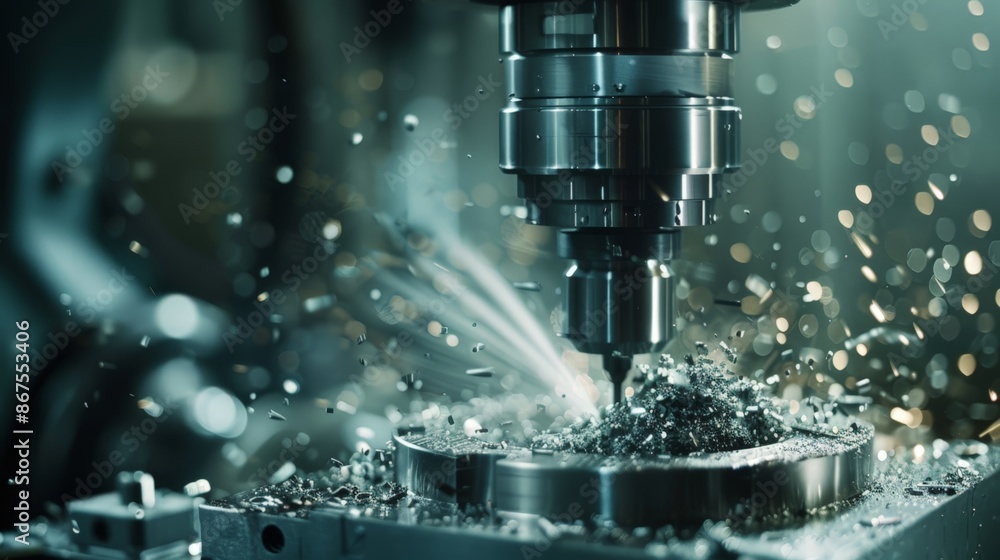 High-Speed CNC Machining in Action High-Speed CNC Machining in Action