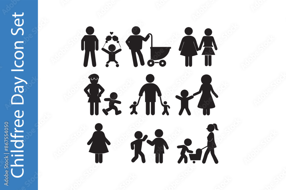Childfree Day Icons Set (1).eps, Childfree Day Icons Set Childfree Day Icons Set (1).eps, Childfree Day Icons Set