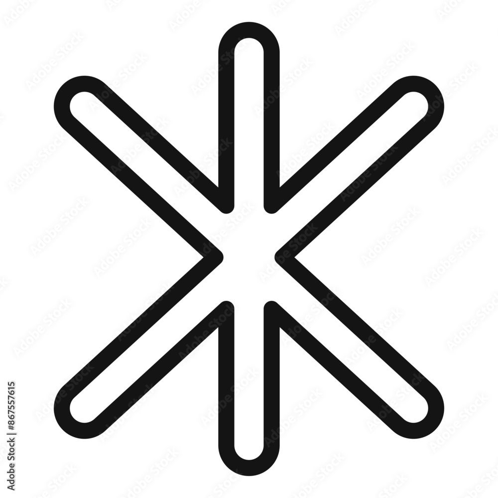 Asterisk Icon Series Typographic Symbol Illustrations for Documentation and Text Asterisk Icon Series Typographic Symbol Illustrations for Documentation and Text