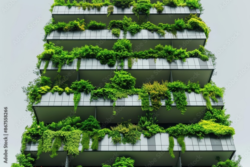 Obraz premium Embracing an ecofriendly lifestyle by integrating green tech innovations