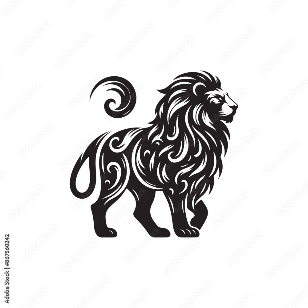 vector set of lion silhouette logo Lion collection. vector set of lion silhouette logo Lion collection.
