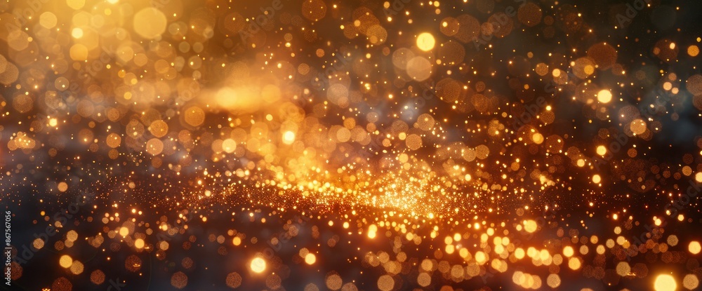 Happy New Year 2025 Greeting Card With Burning Golden Sparklers Happy New Year 2025 Greeting Card With Burning Golden Sparklers