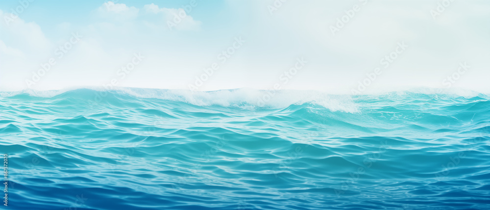 Vibrant Ocean Waves on a Sunny Day Vibrant Ocean Waves on a Sunny Day