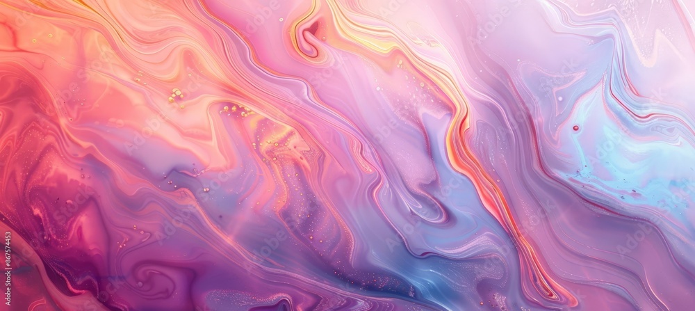 Abstract Art: Vibrant Swirls in a Dreamy Pink and Purple Sky Abstract Art: Vibrant Swirls in a Dreamy Pink and Purple Sky
