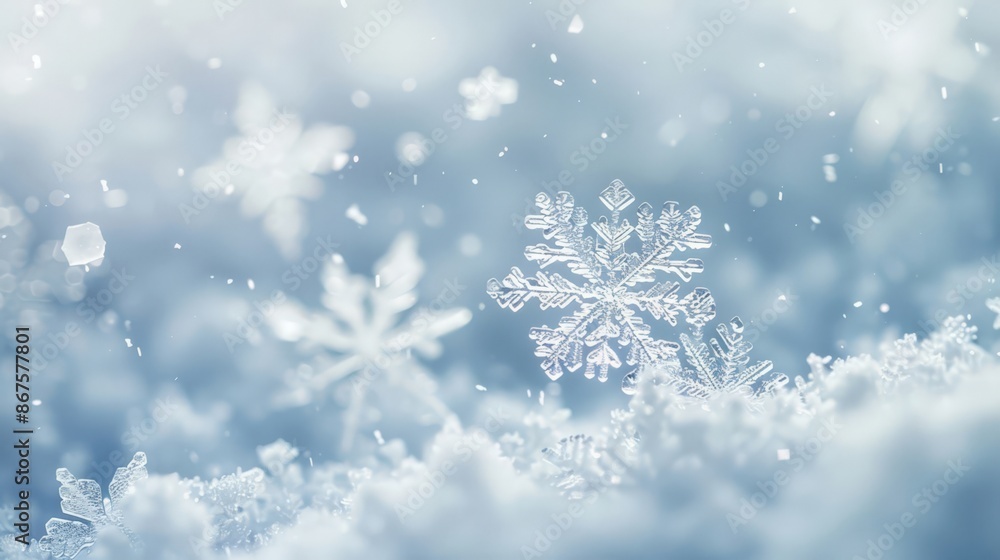 Soft Focus Snowflake Amidst a Blizzard Soft Focus Snowflake Amidst a Blizzard