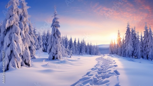 Wallpaper Mural Winter Wonderland Landscapes. Torontodigital.ca