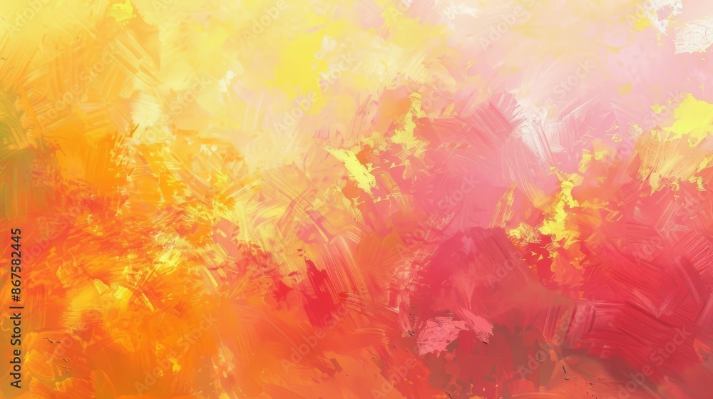 Abstract artwork in yellow, orange, and pink symbolizes dynamism and creativity, perfect for a modern, energetic space Abstract artwork in yellow, orange, and pink symbolizes dynamism and creativity, perfect for a modern, energetic space