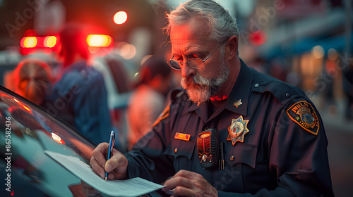 NYPD Police Officers on duty