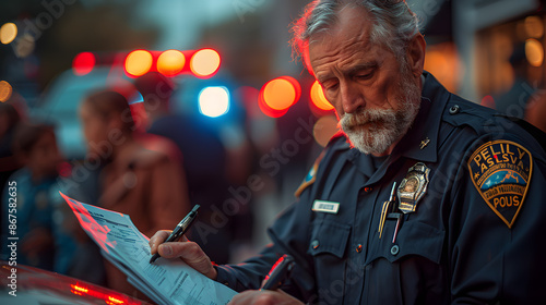 NYPD Police Officers on duty