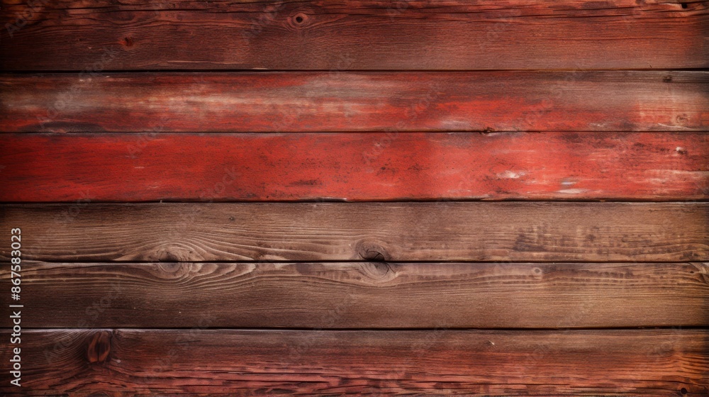 Rustic wooden planks featuring a mix of red and brown tones, with a distinctly weathered texture and visible woodgrain, ideal for adding a rustic touch. Rustic wooden planks featuring a mix of red and brown tones, with a distinctly weathered texture and visible woodgrain, ideal for adding a rustic touch.