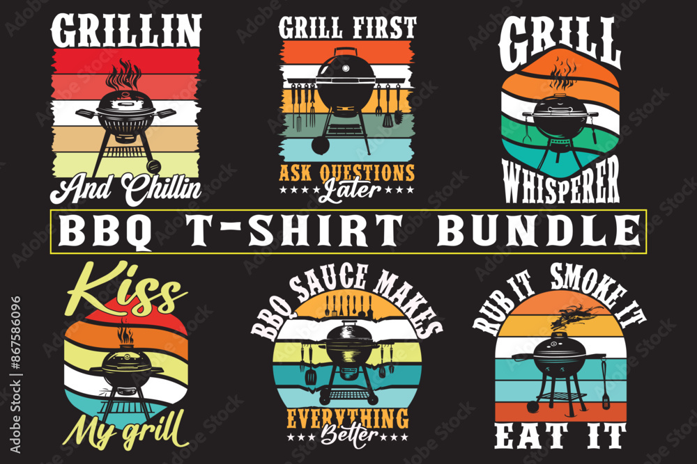 Barbeque t shirt design, High quality vector, Barbeque family, picnic party, grill master t shirt bundle, print on demand Barbeque t shirt design, High quality vector, Barbeque family, picnic party, grill master t shirt bundle, print on demand