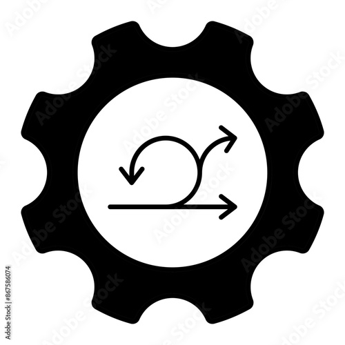 Agile facilitation Concept, Sprint Process Vector Icon Design, Software and web development symbol, Computer Programming and Coding stock illustration