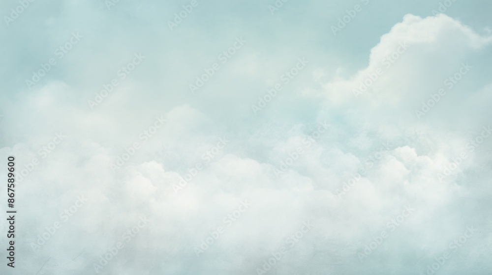 Showcasing a whimsical cloudscape against a soft blue sky, this image imparts a feeling of tranquility and openness, perfect for designs needing an airy, light-filled backdrop. Showcasing a whimsical cloudscape against a soft blue sky, this image imparts a feeling of tranquility and openness, perfect for designs needing an airy, light-filled backdrop.