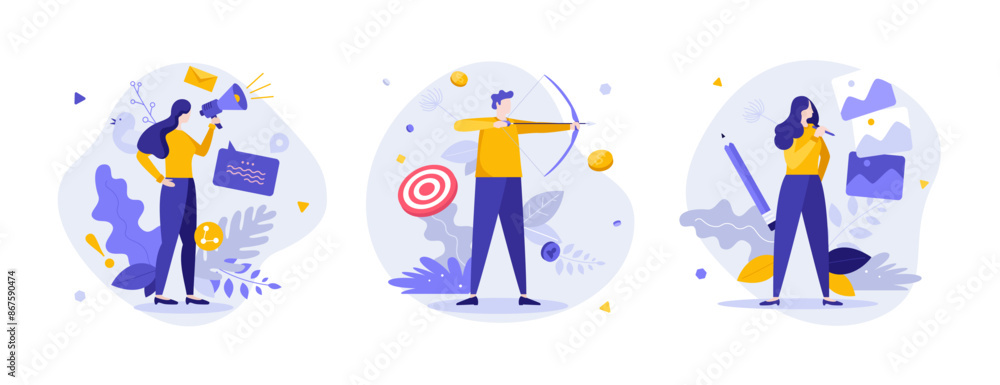 Vector Business Character Set Vector Business Character Set